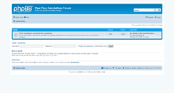 Desktop Screenshot of forum.pipeflowcalculations.com
