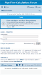 Mobile Screenshot of forum.pipeflowcalculations.com